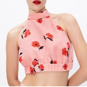 Zara Halter Neck Crop Top